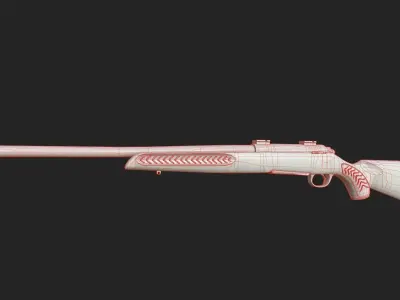 ThompsonCenter Compass Centerfire Bolt Action Rifle 3D model
