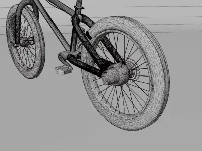 Realistic BMX Bike 3D Model 3D model