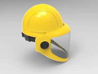 Safety Helmet VR   Low-poly 3D model