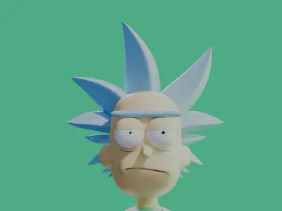 Rick Sanchez  RICK AND MORTY 3D model