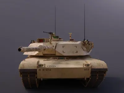 M1 Abrams 3D model purchase