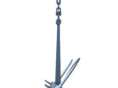 Ship Anchor 3D model