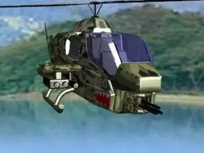 Bell AH-1 Super Cobra 3D model