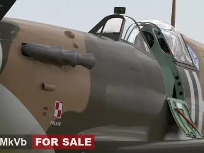 Spitfire MkVb 3D model