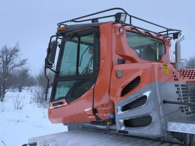 Snowy Snowcat Generic 3D model