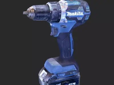 Makita DDF484 Drill 3D scan 3D model