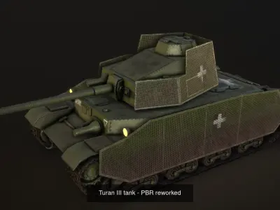 Turan tank family  3D Model Pack