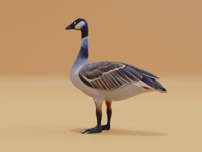 Goose Large Free low-poly 3D model