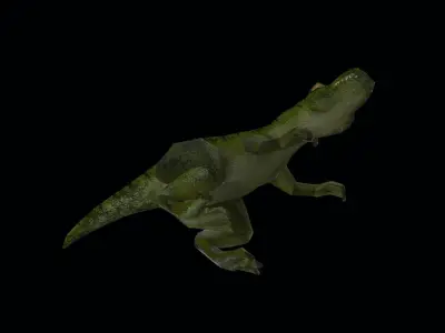 Dinosaur Tyrannosaurus Rex Low-poly 3D model