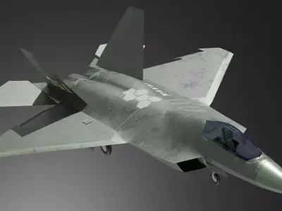F-22 Raptor 3D model order