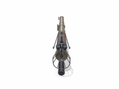 Type 4 70 mm Anti Tank Rocket Launcher Low-poly PBR Low-poly 3D model