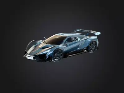 Luxury Car 3D model order