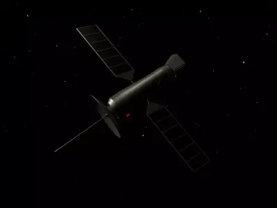 Cartoon Satellite 3D model
