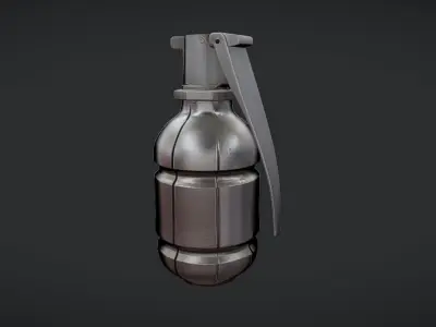 military hand grenade 3D model shop