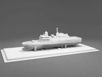 Tamandare Frigate - FDM printing 3D print model