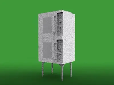 industrial oven 3D print model