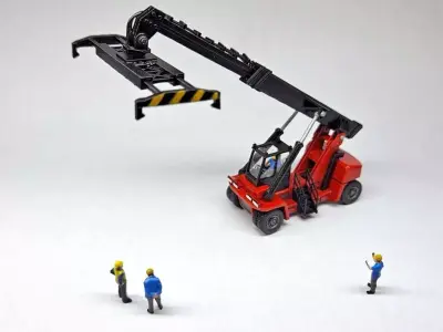 HO Scale Container Lifter 3D print model