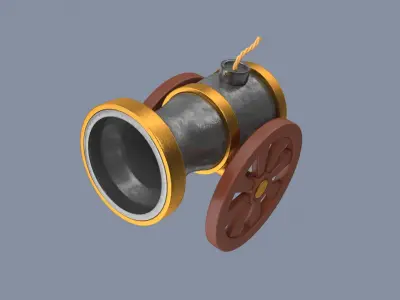  Vintage Battle Cannon 