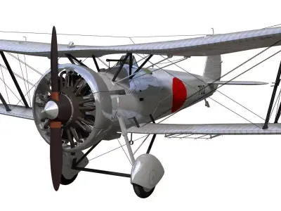 Bristol Bulldog Mk-II 3D model 3