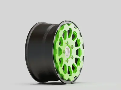 roti wheel rims america 3D model