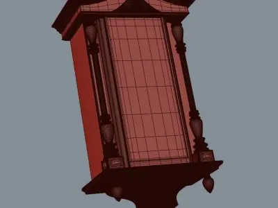 ANTIQUE WALL CLOCK 3D model get