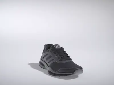 Modern Cross Training Shoe Low-poly 3D model