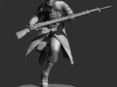 WW1 German soldier 3D print model