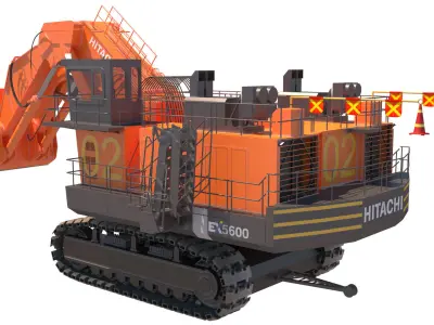 hitachi EX5600 3D model