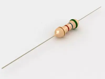 Resistor 3D model by 3dlattest