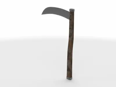 kama weapon 01  3D model