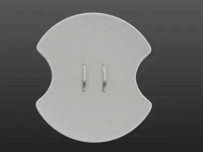 Radial Shield 3D model