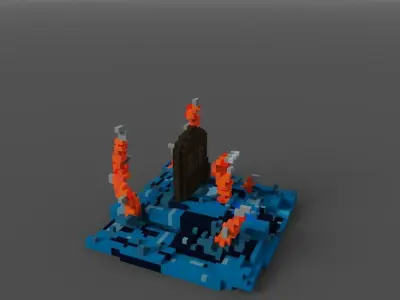 Awakening of Zhun Yo Khaal Low-poly 3D model
