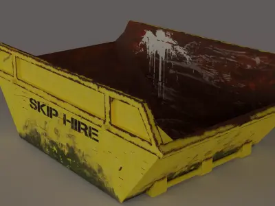 Skip -Lowpoly PBR Unity Low-poly 3D model