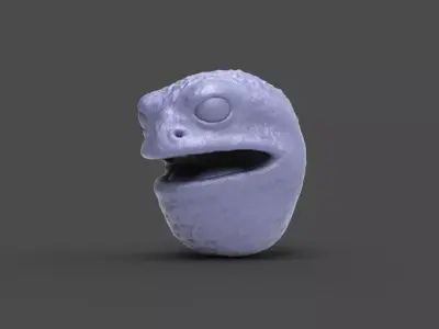 HEAD-R7 high poly sculpt 3D model