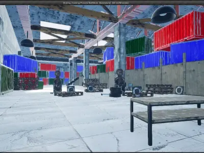 Shooting Training - Unreal Engine Low-poly 3D model