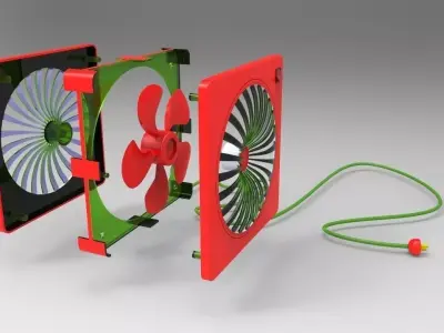 Exhaust Fan Free 3D model purchase