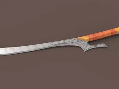Sword from John Carter of Mars 3D model