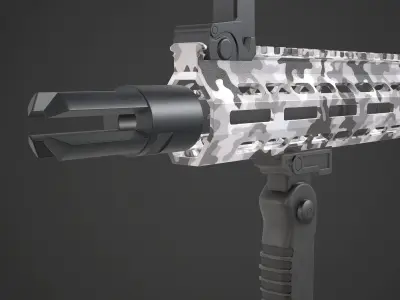 rec7 rifle Free 3D model