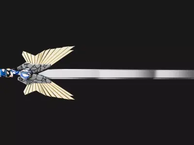 SWORD MODEL Low-poly 3D model purchase