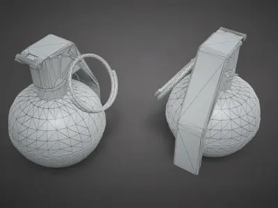 Defense Line Vol4 - Explosive Essentials Free low-poly 3D model