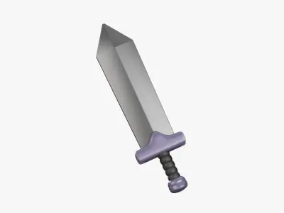 Sword 3D Illustration 3D model