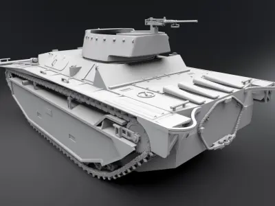 LVT A 5 Scale model 3D print model