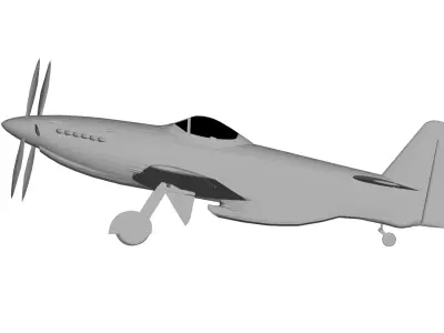 Martin-Baker MB 5 3D model purchase