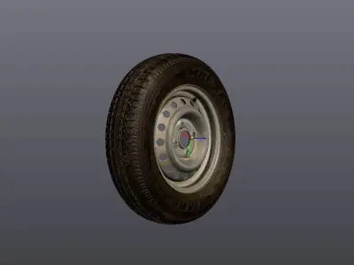 Full Size Tire  3D model