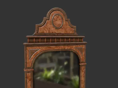 Dressing Table Low-poly 3D model