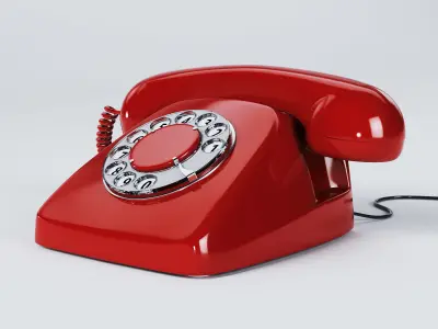 Retro Telephone - Heraldo 3D model