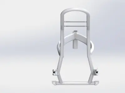 Bike Frame 3D model by pedromsilva