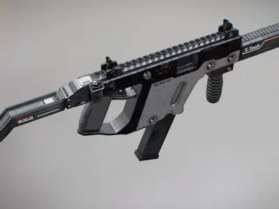 Kriss Vector Low-poly 3D model get