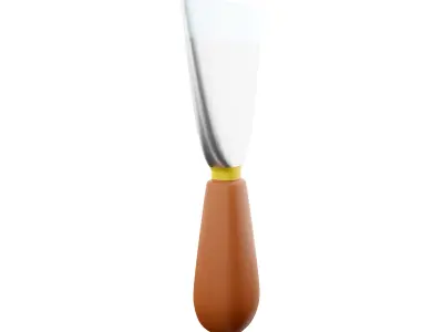 Scraper cartoon icon 3D model