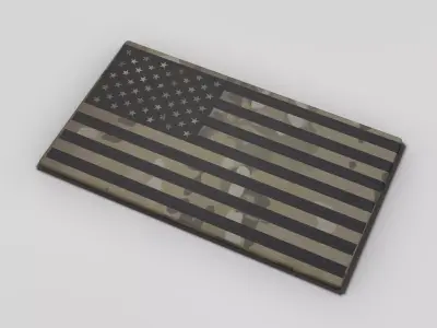 FREE Tactical Patch Pack PBR Free low-poly 3D model